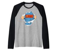Lucas Name Superhero Gift for Boys Named Lucas Camiseta Manga Raglan