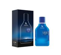 Lucas Perfume Spray for Men | 100 ML Long Lasting Fragrance | Fresh Citrus Aqua Herbal Notes | Woody Ambery Musky Vanilla Base