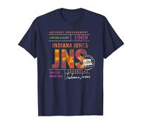 Lucasfilm Indiana Jones and the Dial of Destiny ’69 Artifact Camiseta, Hombre, Azul Marino, XL