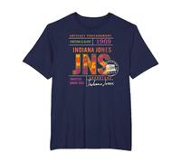 Lucasfilm Indiana Jones and the Dial of Destiny ’69 Artifact Camiseta, Hombre tallas grandes, Azul Marino, 6X Alto
