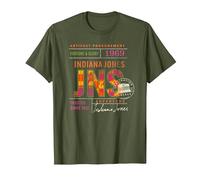 Lucasfilm Indiana Jones and the Dial of Destiny ’69 Artifact Camiseta, Hombre, Verde Oliva, M