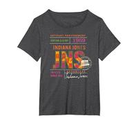 Lucasfilm Indiana Jones and the Dial of Destiny ’69 Artifact Camiseta, Mujer tallas grandes, Jaspeado Oscuro, 1XL Grande