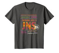 Lucasfilm Indiana Jones and the Dial of Destiny ’69 Artifact Camiseta, Niños, Asfalto, 10 años