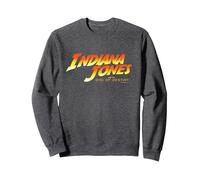 Lucasfilm Indiana Jones and the Dial of Destiny Movie Logo Sudadera, Unisex para adultos, Jaspeado Oscuro, XXL