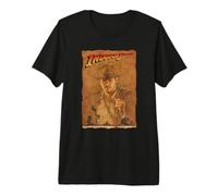 Lucasfilm Indiana Jones Raiders of the Lost Ark Poster Art Camiseta premium