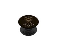Lucat Lux Vestra Astrología Zodíaco Celestial Místico PopSockets PopGrip Adhesivo