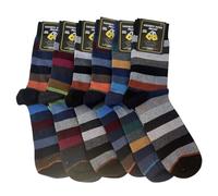 Lucchetti Socks Milano 6 pares de calcetines de hombre cortos cálidos de algodón de colores Tendencia de lunares de fantasía a la moda Made in Italy, Juego de línea 3D, Talla única