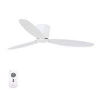 LUCCI AIR Airfusion Radar - Ventilador de techo (132 cm de diámetro, incluye mando a distancia, ultraplano), color blanco