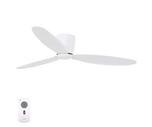 LUCCI AIR Airfusion Radar - Ventilador de techo (132 cm de diámetro, incluye mando a distancia, ultraplano), color blanco