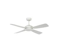 Lucci Slipstream - Ventilador de techo pequeño con iluminación, 4 aspas (106 cm de diámetro), color blanco