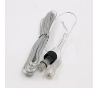 Luccika Cable alargador de 10 metros para cadenas de luces LED Luccika Home, 31 V/36 V, conector macho y hembra con juntas, IP44, uso interior y exterior (transparente)