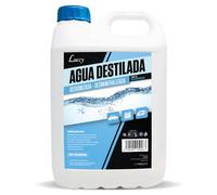 LUCCY Agua Destilada Desmineralizada Desionizada 5 Litros | Agua Pura 100% Formula Mejorada | CPap, Humidificador, Plancha, Motores, Limpieza, Laboratorios, Plantas