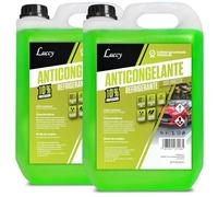 LUCCY Anticongelante Coche 10% Protección -5ºC Verde - 10 Litros - Fórmula Mejorada - Líquido Refrigerante Profesional para Vehículos Fórmula Orgánica Long Life