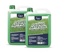 LUCCY Higienizador Césped Artificial 2 x 2 Litros | Limpiador para Césped Artificial, Higienizador Concentrado Triple Acción, Eliminador de Olores