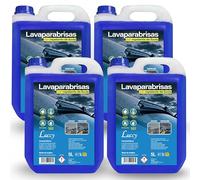 LUCCY Lavaparabrisas Coche Anti Lluvia - 20 Litros - Nueva Formulación Alta Concentración - Líquido Limpiaparabrisas Anticongelante Protección -5ºC