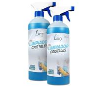 LUCCY Limpia Cristales 2 Litros | Fórmula Mejorada | Limpiacristales Abrillantador Concentrado Secado Rápido Limpieza Sin Residuos