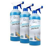 LUCCY Limpia Cristales 3 Litros | Fórmula Mejorada | Limpiacristales Abrillantador Concentrado Secado Rápido Limpieza Sin Residuos