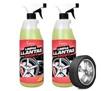 LUCCY Limpia Llantas Fórmula Metal Protect PH Neutro 2 Litros | Triple Acción Limpia, Abrillanta y Protege
