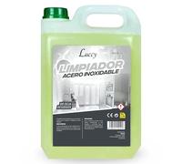 LUCCY Limpiador de Acero Inoxidable Profesional 5 Litros | Limpia, Abrillanta y Protege Sin Residuos