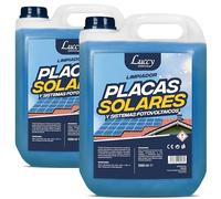 LUCCY Limpiador de Placas Solares Concentrado 10 Litros | Nueva Formulación Más Concentrado | Limpieza de Paneles Solares Seguro y Eficaz para Todo Tipo de Placas Fotovoltáicas