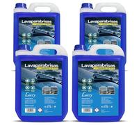 LUCCY Líquido Limpiaparabrisas Coche Anti Lluvia 20 Litros | Fórmula Mejorada Más Concentrado | Lavaparabrisas Anticongelante Protección -5ºC