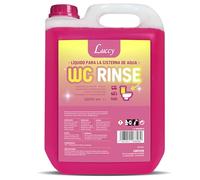 LUCCY WC Rinse 5 Litros - Fórmula Mejorada Aditivo para Cisterna del Inodoro - Limpieza y Desinfección de la Taza del WC