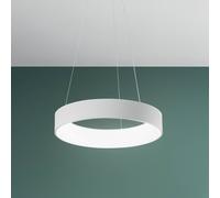 Luce Ambiente Design Lámpara colgante LED Noah, blanca, Ø 60 cm, metal, CCT