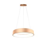 Luce Ambiente Design Lámpara colgante LED Noah, color dorado, Ø 60 cm, metal, CCT