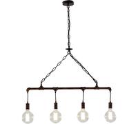 Luce Ambiente e Design Lámpara de techo de metal oxidado envejecido de cuatro luces