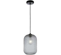 Luce Ambiente e Design Lámpara de techo en vidrio gris 150x20 cm.