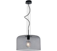 Luce Ambiente e Design Luz de techo de vidrio gris 40 cm.