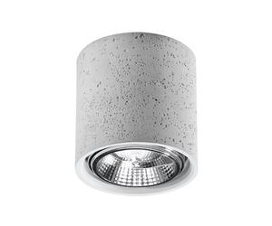 Luce di soffitto Cullo calcestruzzo L: 14, B: 14, H: 11, GU10, dimmable