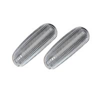 Luce Intermitente Lateral Compatible Con Lancia Para Musa 350 2004-2012 Lámpara De Marcador Lateral De Coche Luces Intermitentes 51717793 51942933 2 Piezas(White,Dynamic)