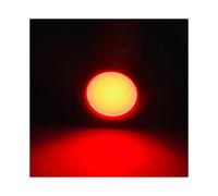 (luce rossa-6MM-110-220V) Spia luminosa a LED in metallo, luce di segnalazione impermeabile con filo