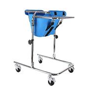 LUCEAE Andador con bipedestador Plegable de Altura Regulable, para niños discapacitados de 80-120 cm - Andador Vertical para niños con parálisis Cerebral, Asiento extraíble Incluido