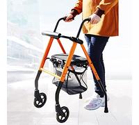 LUCEAE Andador con Ruedas Plegable con Asiento y Bolsa, Altura Ajustable y Movilidad, Andador Ligero para Adultos con Ruedas para Ancianos y Personas Mayores (Color : A)
