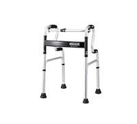 LUCEAE Andador para Adultos Andadores Plegables para Ancianos Ligeros de Aleación de Aluminio, Andador con Asiento, Ruedas, Ayuda a la Movilidad para Ancianos, Altura Ajustable (Color : D)