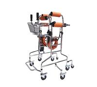 LUCEAE Andadores Andador for Adultos Multifuncional 8 Ruedas con Asiento Acolchado Frenos con Llave Andar de pie Apoplejía Hemiplegia Equipo de rehabilitación (Color : Man)