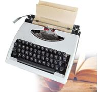 LUCEAE Máquina de escribir antigua, máquinas de escribir vintage, máquina de escribir mecánica antigua portátil, para notas o cartas o escritura creativa, regalo literario para escritores (Color: A)