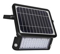 Luceco LED Solar Guardian PIR Proyector 550LM, IP65 4000K, Negro, 10