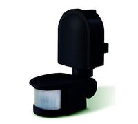 Luceco LED Guardian Luz exterior con sensor de movimiento PIR, IP44, 1200W, 240V, negro