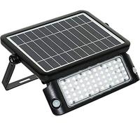 Luceco LED Solar Guardian PIR Proyector 550LM, IP65 4000K, Negro, 10