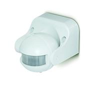LUCECO LGIP44WTW-01 - Detector de presencia pir blanco para montaje en pared inclinable 180º - pir/lux interior ip44