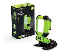 Luceco Luz de Trabajo Recargable, Foco LED de 15W, Lámpara Portátil IP54 Impermeable, Literna para la Reparación de Automóviles, Pesca, Camping