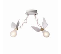 Lucellino Doppio Lámpara de Pared Blanco