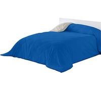 Lucena Cantos - Funda Nórdica Lisa - (300 x 270, Bicolor Azul/Gris Claro)