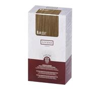 LUCENS Coloración permanente rubio claro 8.0 - Tinte de pelo con alto porcentaje de ingredientes naturales - sin amoniaco, sin fragancias, color brillante y duradero