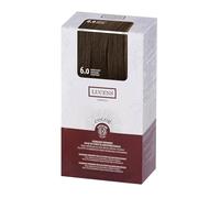 LUCENS Coloración permanente rubio oscuro 6.0 - Tinte de pelo con alto porcentaje de ingredientes naturales - sin amoniaco, sin fragancias, color brillante y duradero