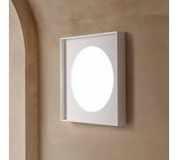 Luceplan Cassette Aplique de pared LED Phase Cut 40x40cm