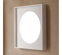 Luceplan Cassette Aplique de pared LED Phase Cut 90x90cm